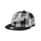 Detroit Tigers Grunge Plaid Retro Crown 59FIFTY Fitted Hat