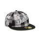 Detroit Tigers Grunge Plaid Retro Crown 59FIFTY Fitted Hat