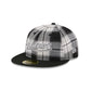 Houston Astros Grunge Plaid Retro Crown 59FIFTY Fitted Hat