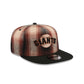 San Francisco Giants Grunge Plaid 9FIFTY A-Frame Adjustable Hat