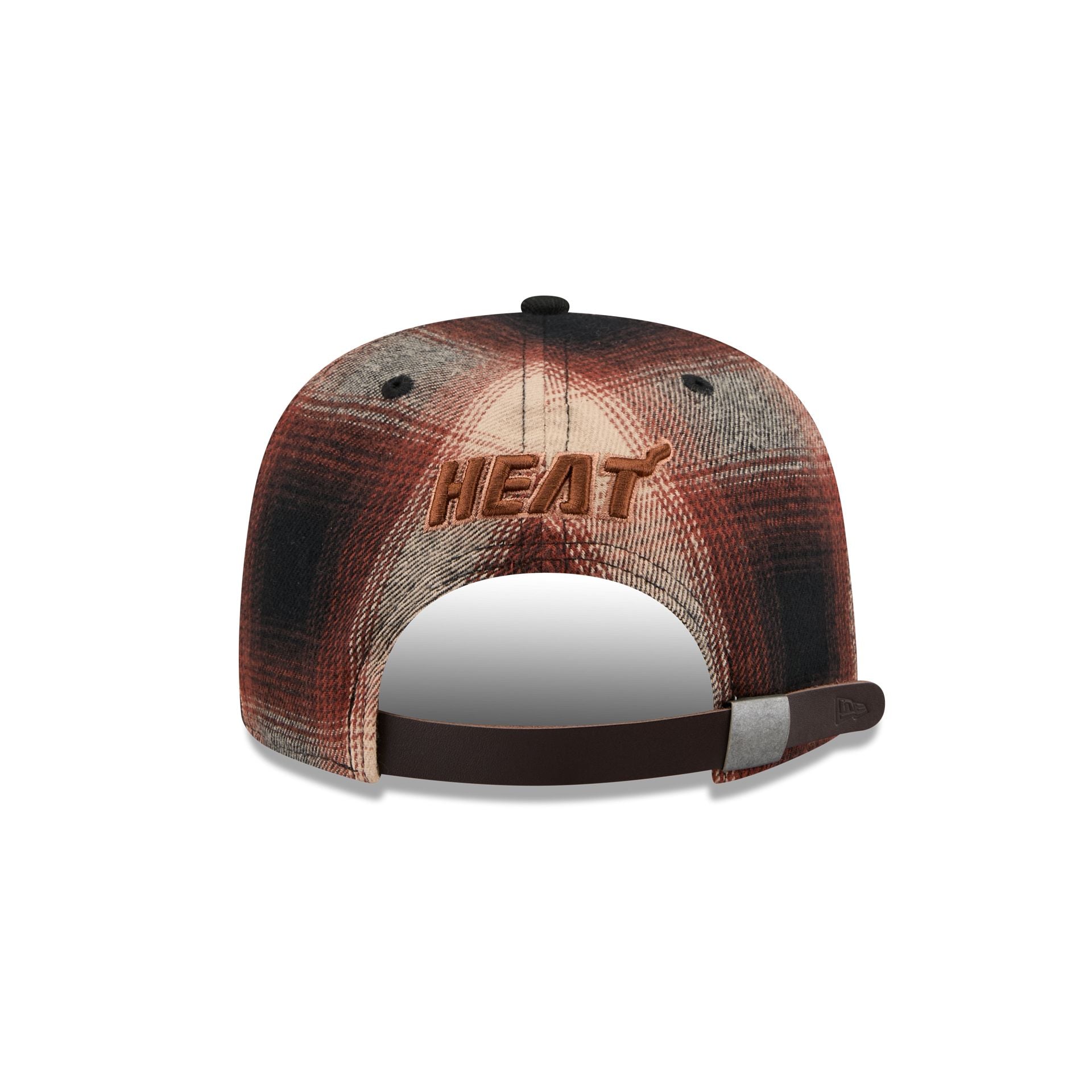 Miami Heat Grunge Plaid 9FIFTY A-Frame Adjustable Hat – New Era Cap