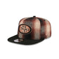 San Francisco 49ers Grunge Plaid 9FIFTY A-Frame Adjustable Hat
