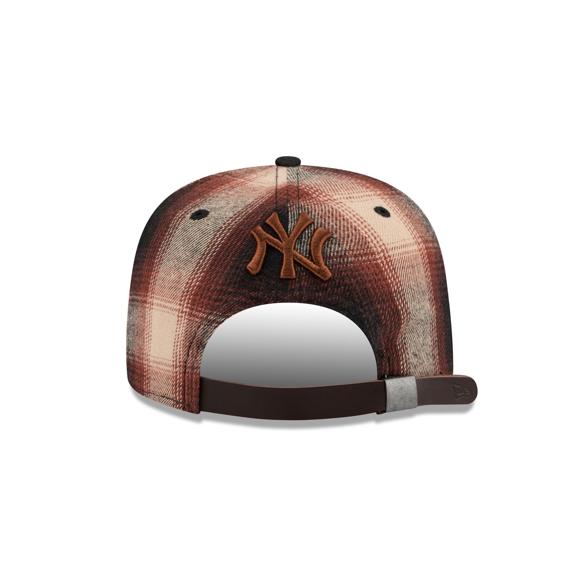 New York Yankees Grunge Plaid 9FIFTY A-Frame Adjustable Hat – New