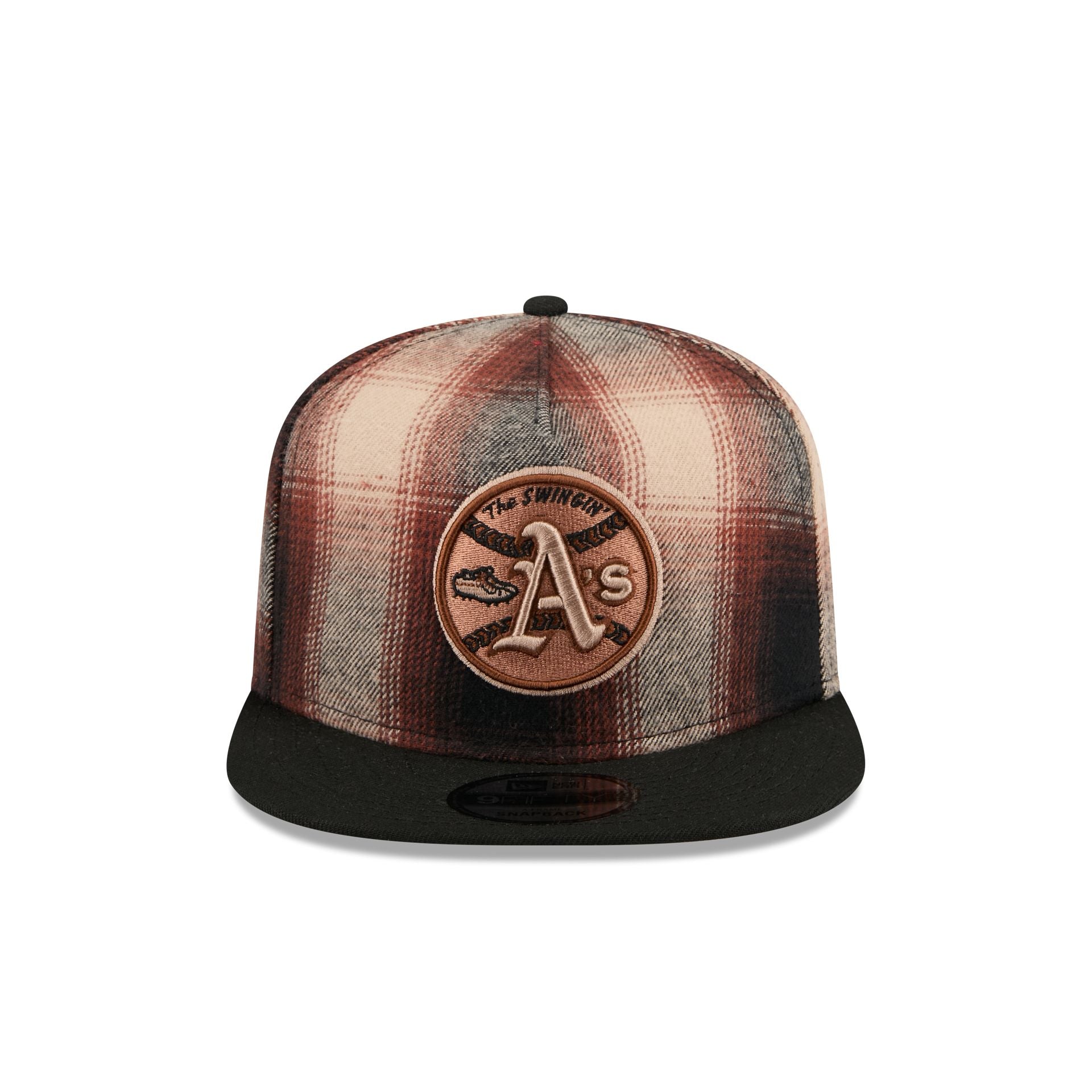 Athletics Grunge Plaid 9FIFTY A-Frame Adjustable Hat – New Era Cap
