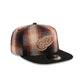 Detroit Red Wings Grunge Plaid 9FIFTY A-Frame Adjustable Hat