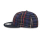 Detroit Tigers Grunge Plaid Retro Crown 9FIFTY Adjustable Hat
