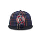 Boston Celtics Grunge Plaid Retro Crown 9FIFTY Adjustable Hat