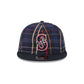 Seattle Mariners Grunge Plaid Retro Crown 9FIFTY Adjustable Hat