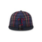Texas Rangers Grunge Plaid Retro Crown 9FIFTY Adjustable Hat