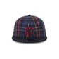 New York Yankees Grunge Plaid Retro Crown 9FIFTY Adjustable Hat