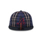 Atlanta Braves Grunge Plaid Retro Crown 9FIFTY Adjustable Hat
