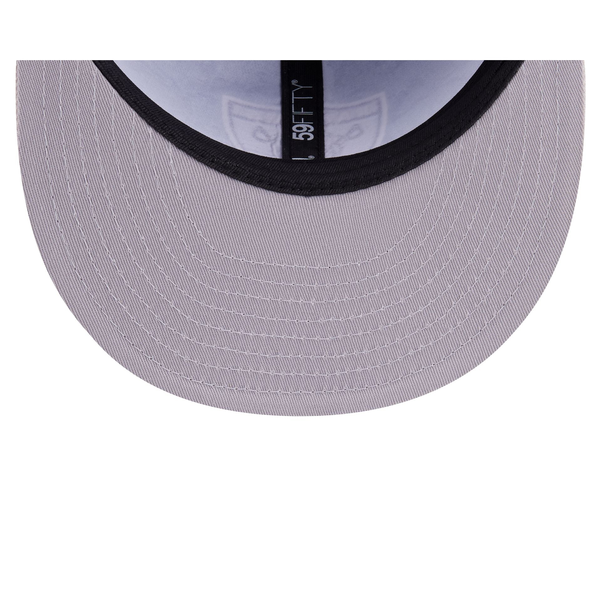 Just Caps Jacquard Denim Las Vegas Raiders Retro Crown 59FIFTY Fitted Hat