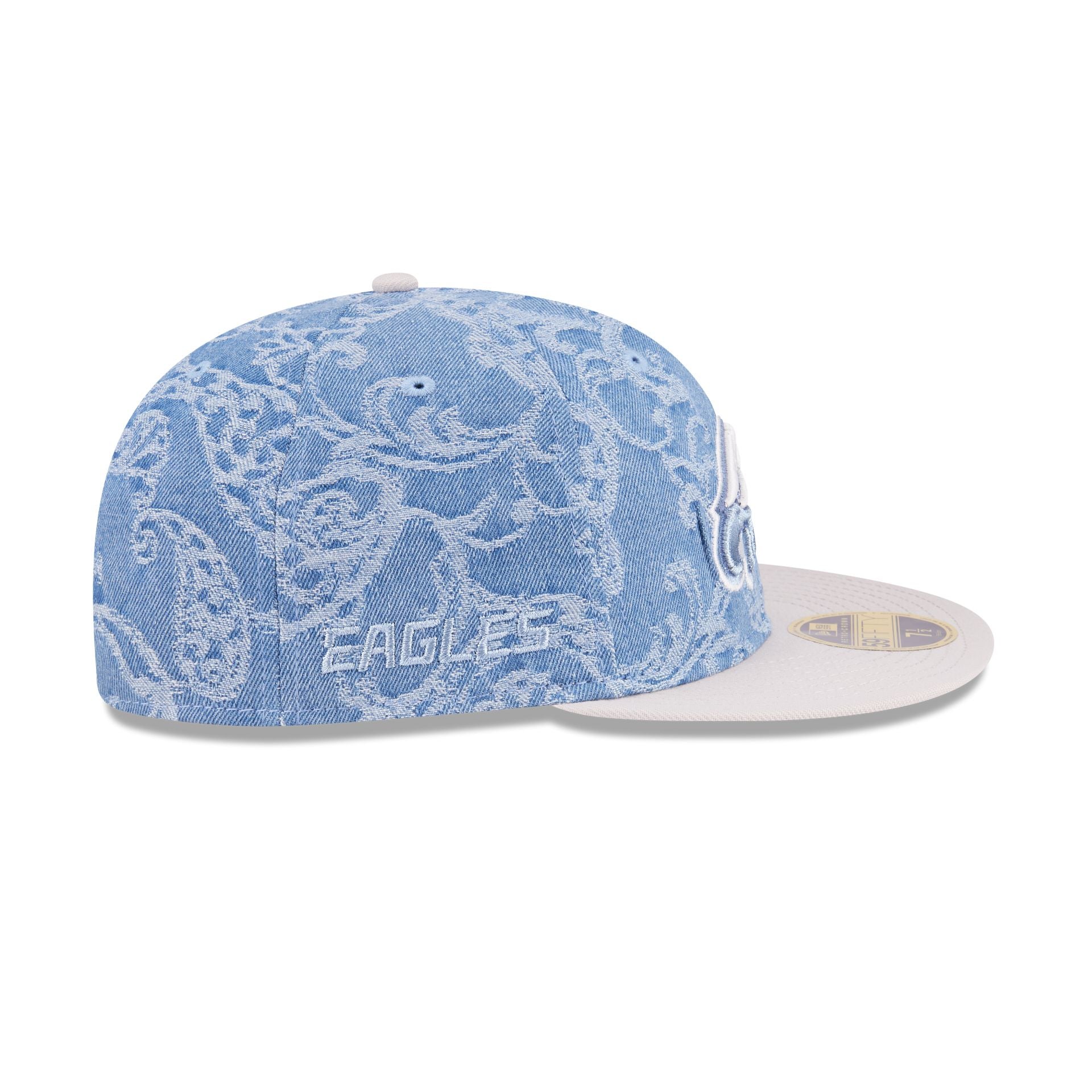 Just Caps Jacquard Denim Philadelphia Eagles Retro Crown 59FIFTY