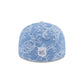 Just Caps Jacquard Denim Detroit Lions Retro Crown 59FIFTY Fitted Hat