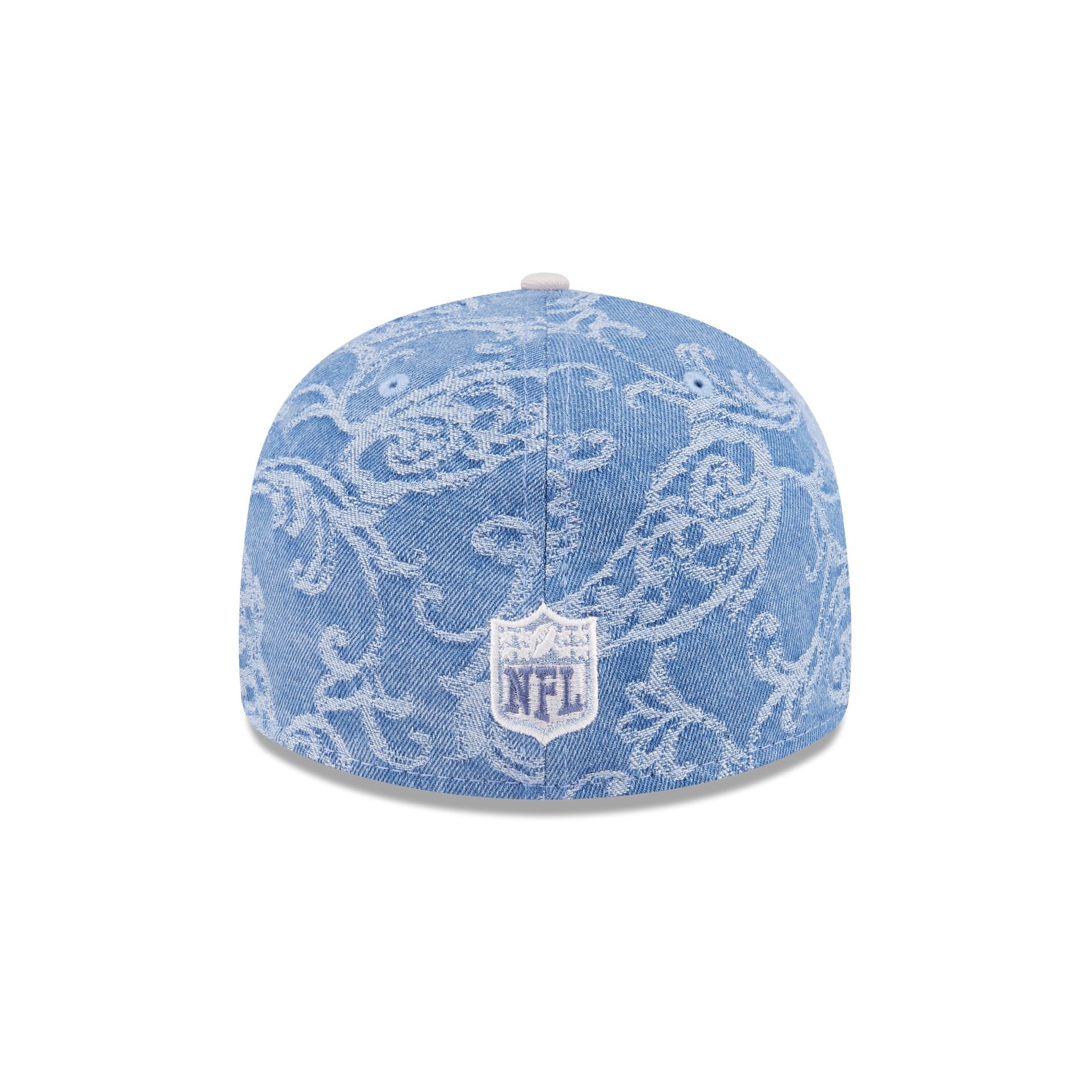 Just Caps Jacquard Denim Baltimore Ravens Retro Crown 59FIFTY Fitted Hat