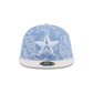 Just Caps Jacquard Denim Dallas Cowboys Retro Crown 59FIFTY Fitted Hat