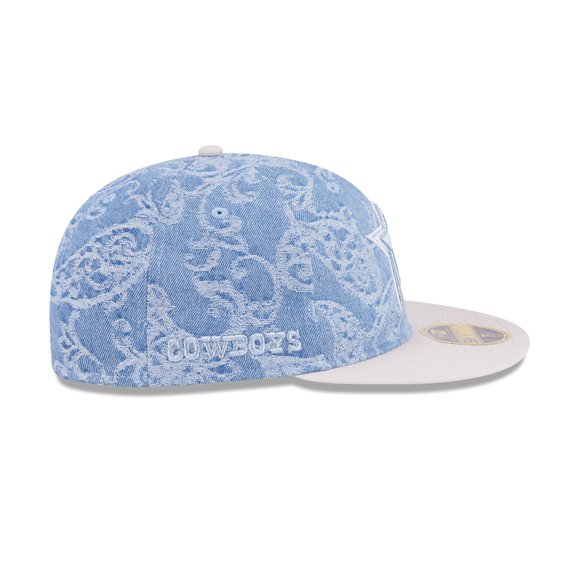 Just Caps Jacquard Denim Dallas Cowboys Retro Crown 59FIFTY Fitted