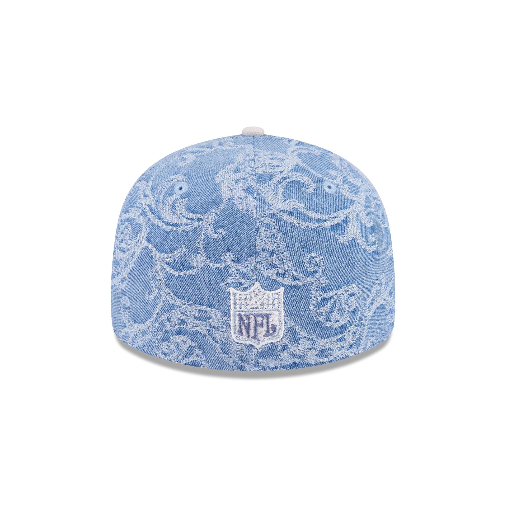 Just Caps Jacquard Denim Denver Broncos Retro Crown 59FIFTY Fitted Hat