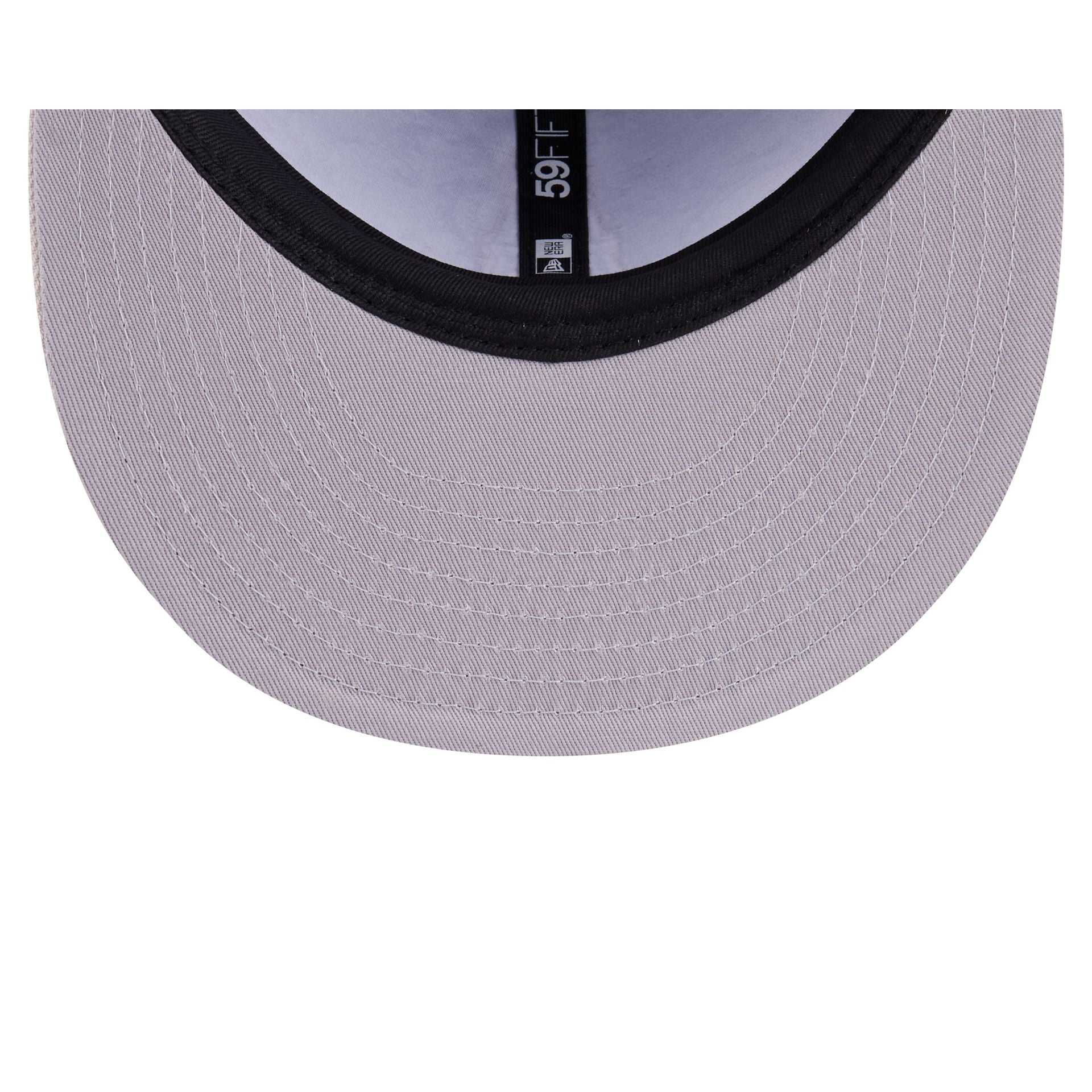 Just Caps Jacquard Denim Oilers Retro Crown 59FIFTY Fitted Hat