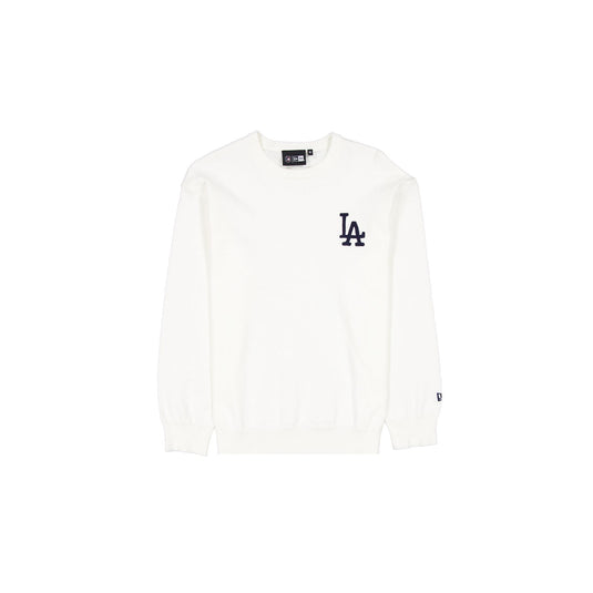 Los Angeles Dodgers White Crewneck - New Era Cap