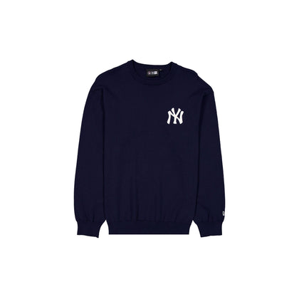 New York Yankees Navy Track Crewneck