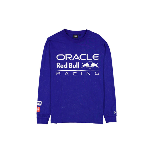 Oracle Red Bull Racing Linear Graphic Blue Long-Sleeve T-Shirt - New Era Cap
