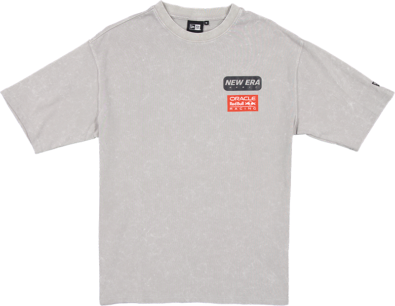 Oracle Red Bull Racing Linear Graphic Gray T-Shirt