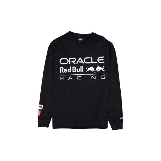 Oracle Red Bull Racing Linear Graphic Black Long-Sleeve T-Shirt - New Era Cap