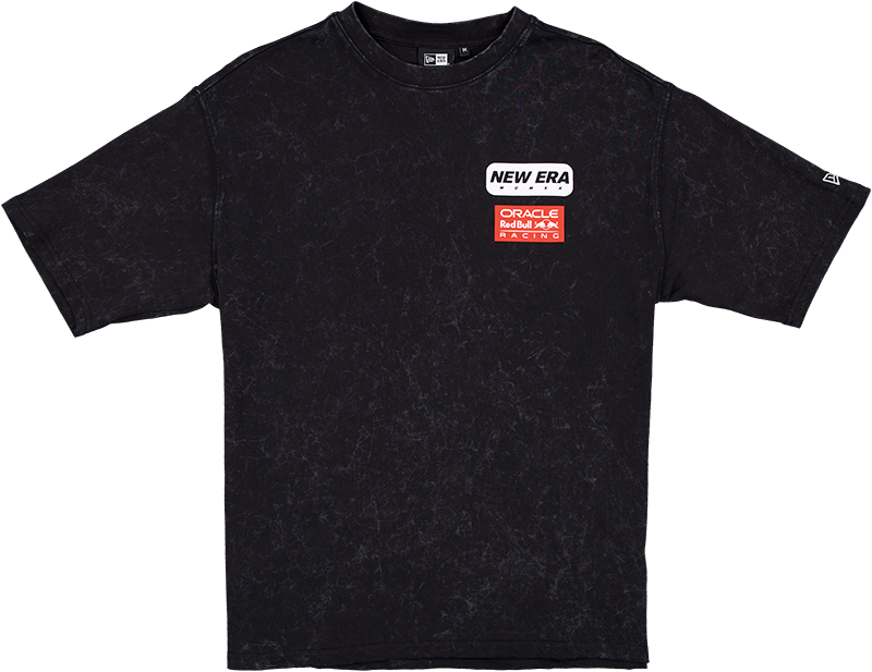 Oracle Red Bull Racing Linear Graphic Black T-Shirt
