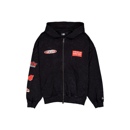 Oracle Red Bull Racing Graphic Black Full-Zip Hoodie - New Era Cap