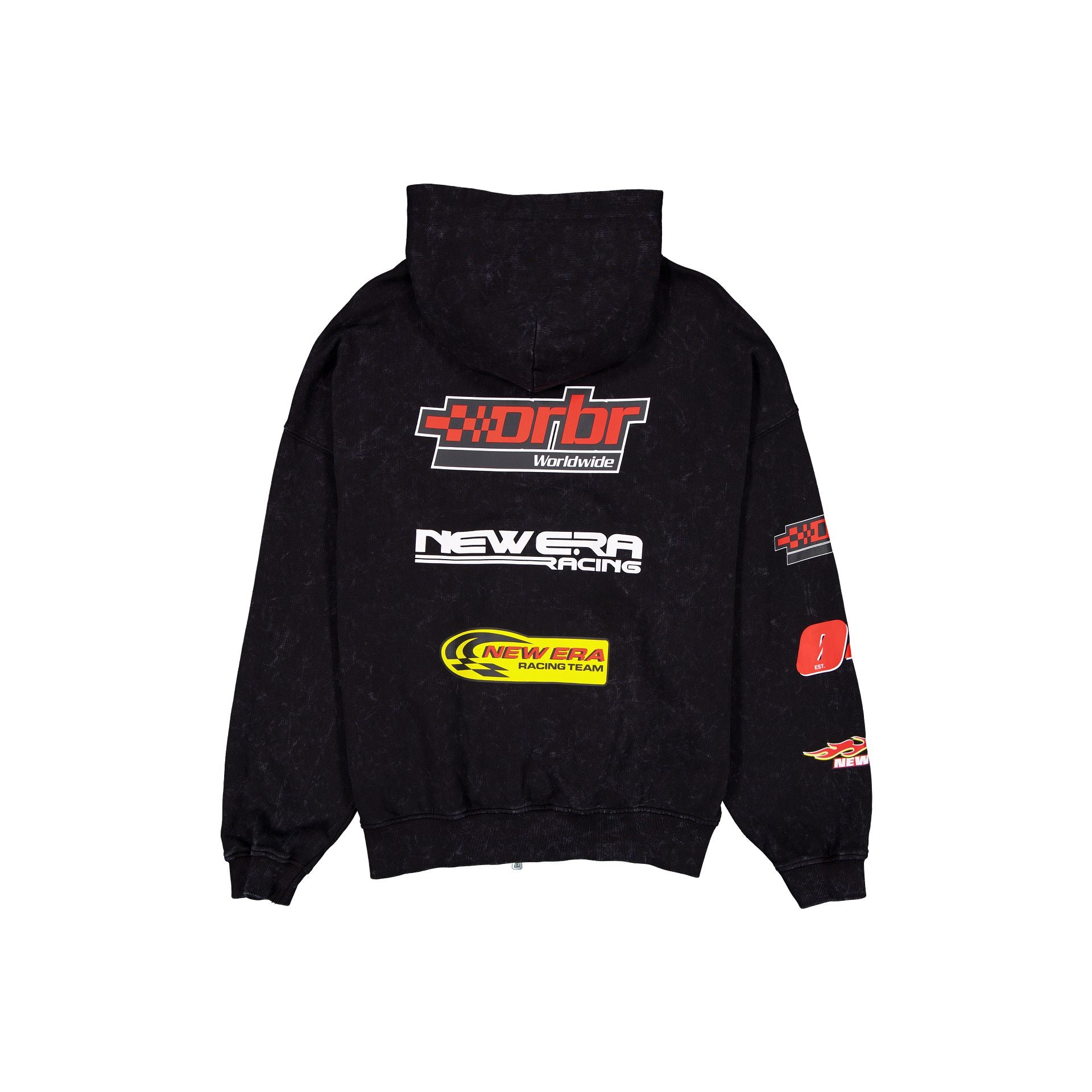 Oracle Red Bull Racing Graphic Black Full-Zip Hoodie