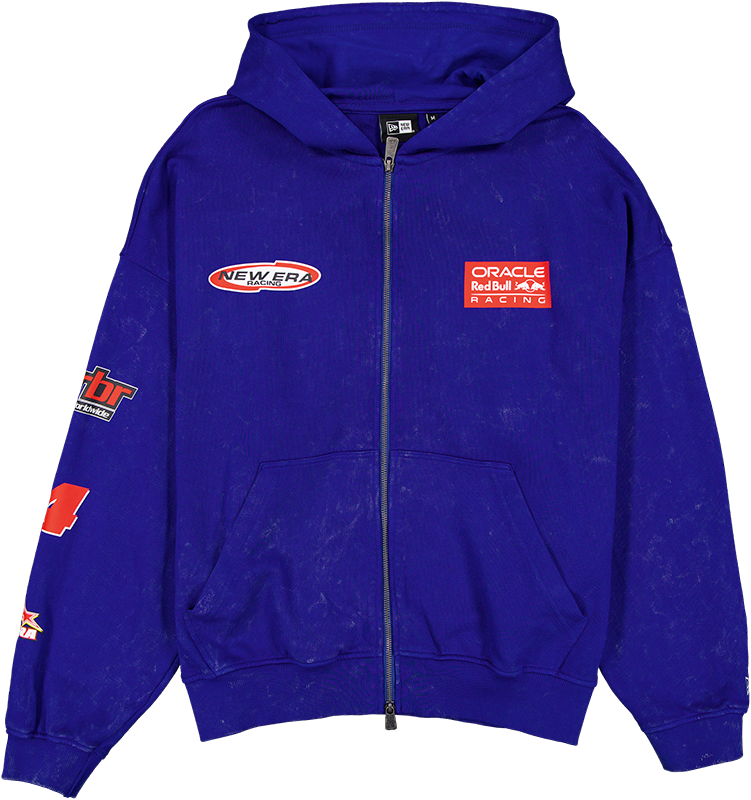 Oracle Red Bull Racing Graphic Blue Full-Zip Hoodie