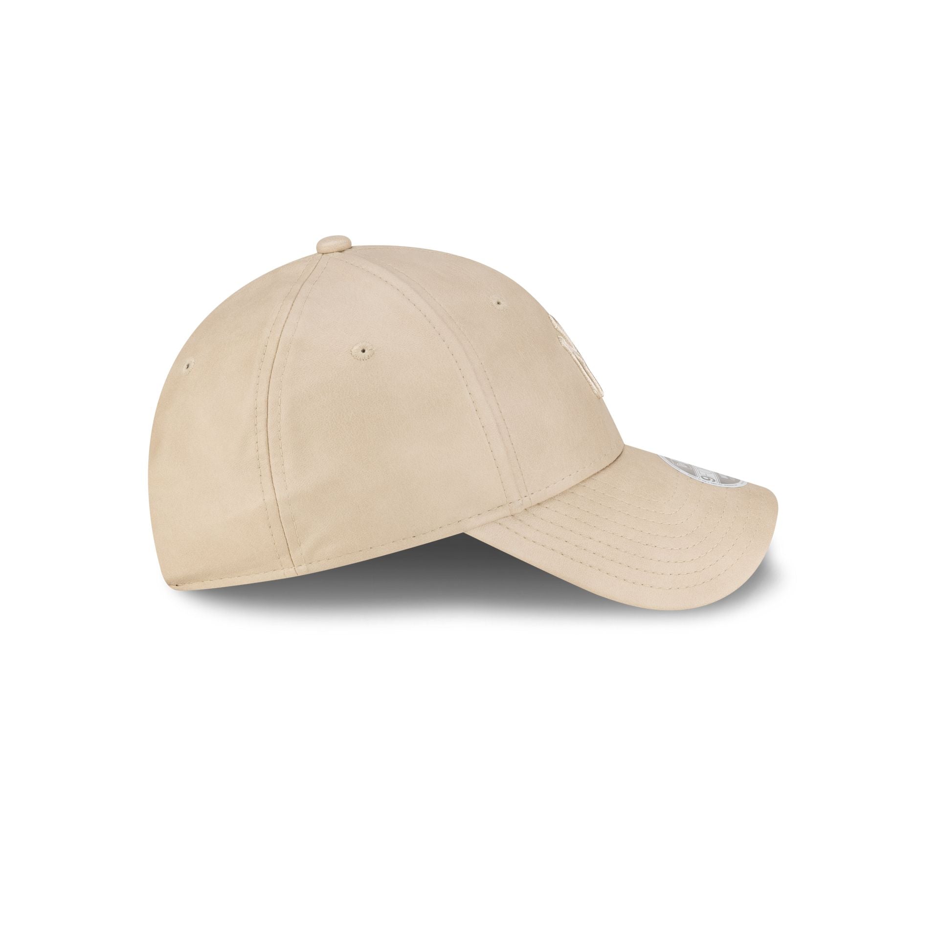 New York Yankees Faux Leather Women's Stone 9FORTY Adjustable Hat