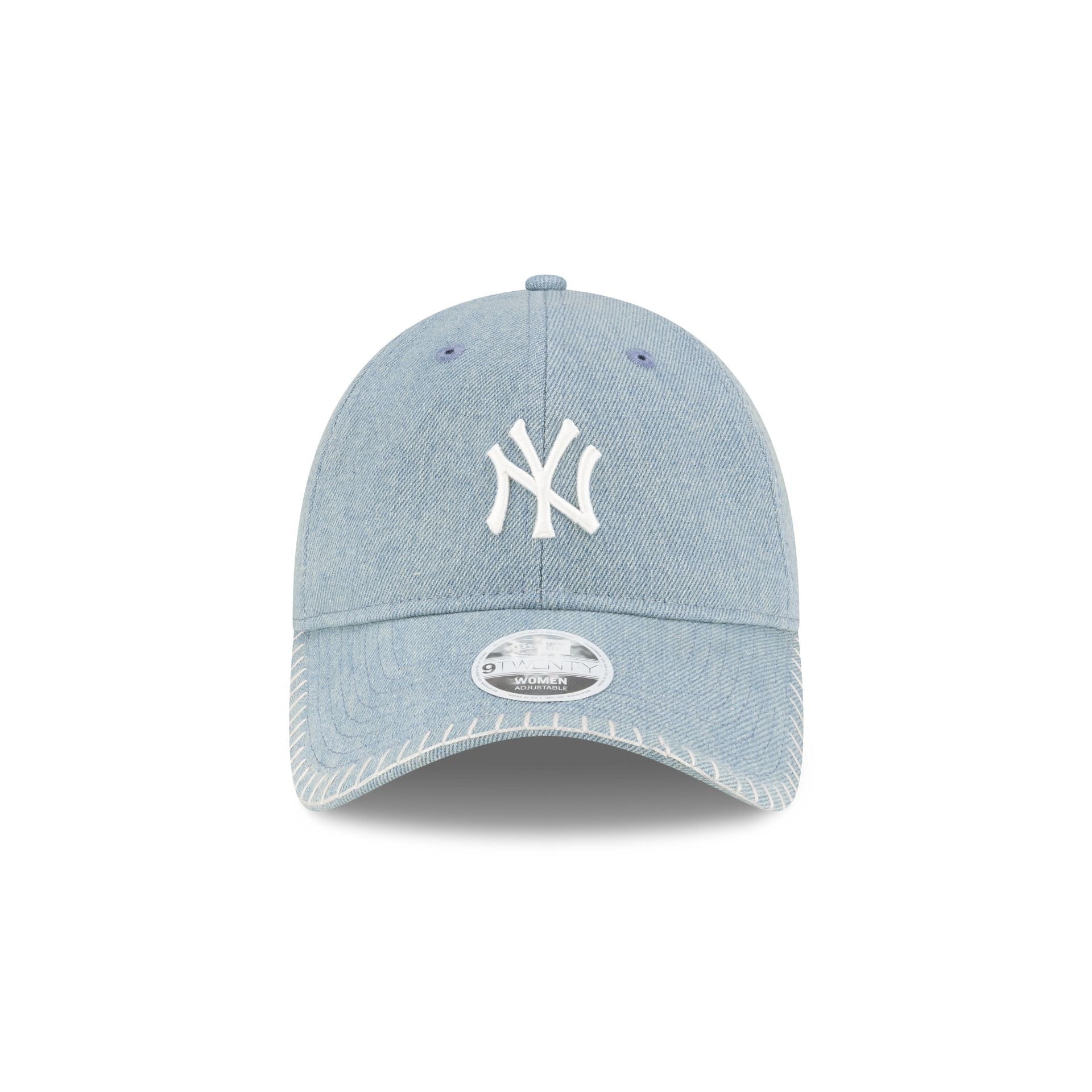 New York Yankees Light Blue Denim Stitch Women's 9TWENTY Adjustable Hat