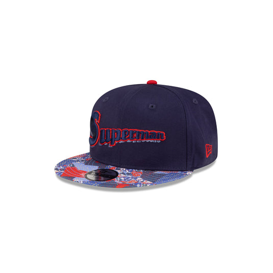 Superman Kids Navy & Red 9FIFTY Snapback Hat - New Era Cap