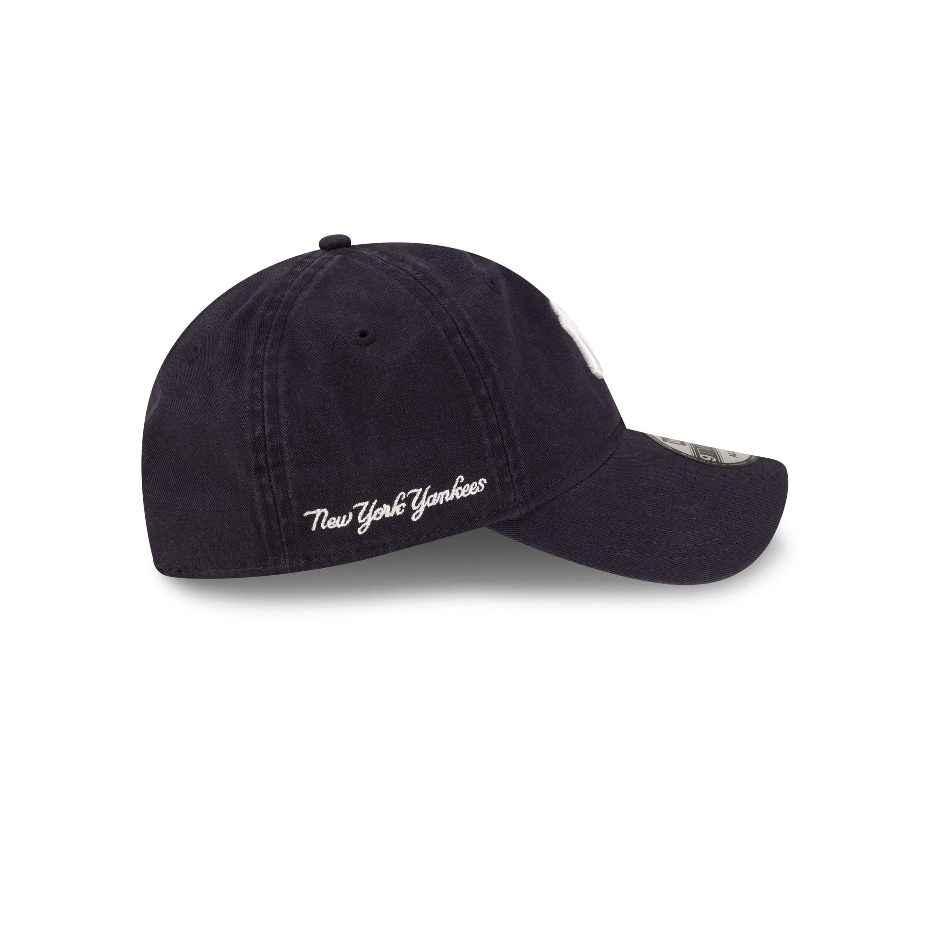 New York Yankees Navy Washed Script 9TWENTY Adjustable Hat – New