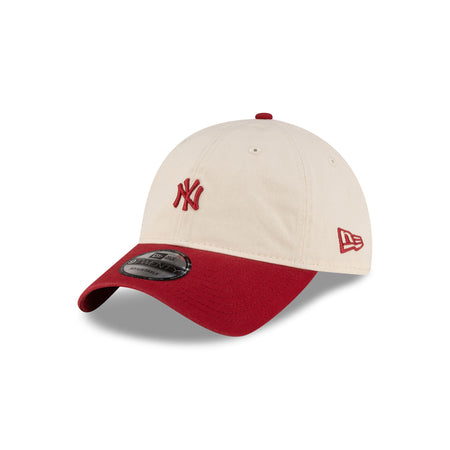 New York Yankees Mini Logo Red 9TWENTY Adjustable Hat