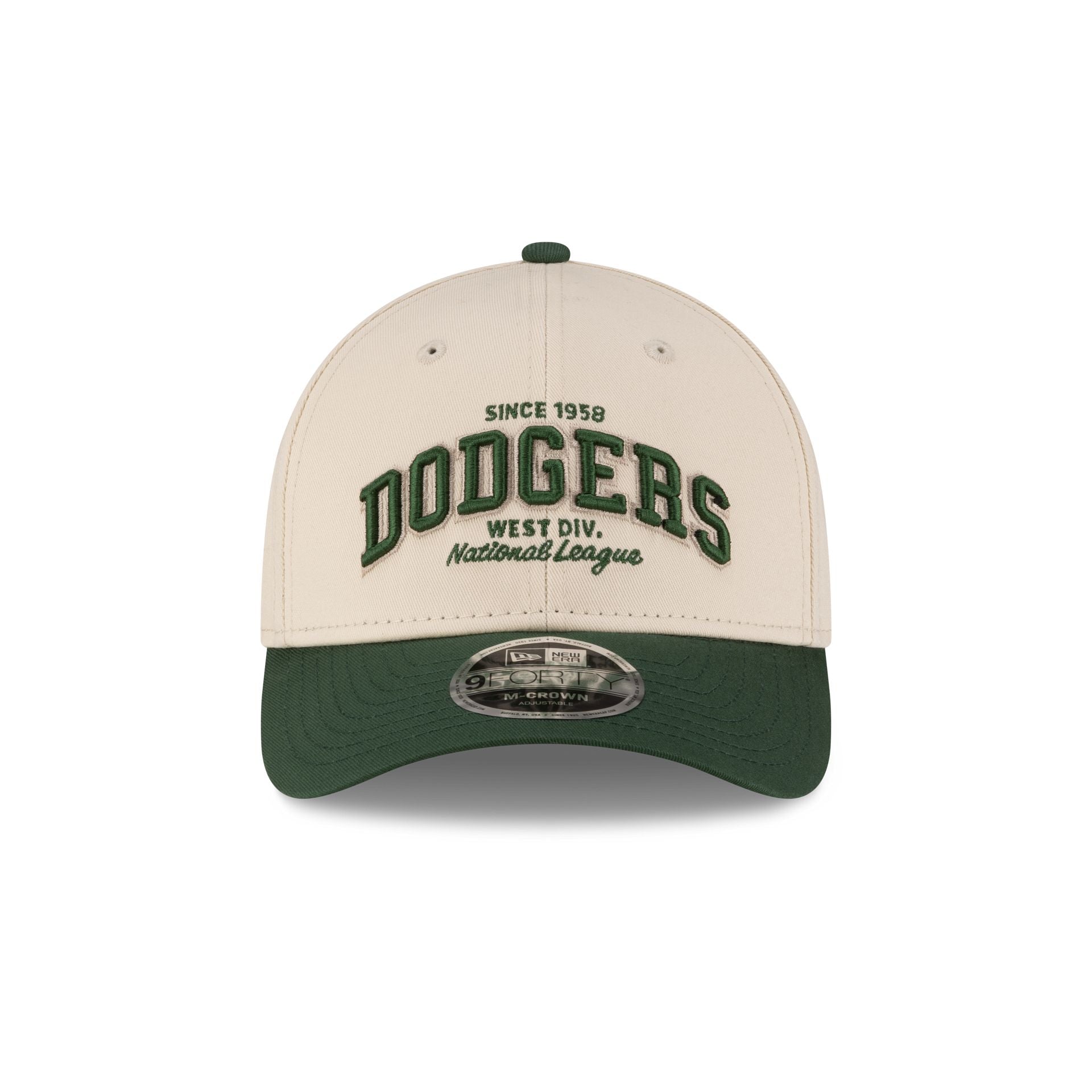 Los Angeles Dodgers Wordmark Light Cream 9FORTY M-Crown Adjustable Hat