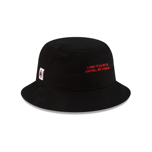 AC Milan Phrase Black Bucket Hat Hat - New Era Cap