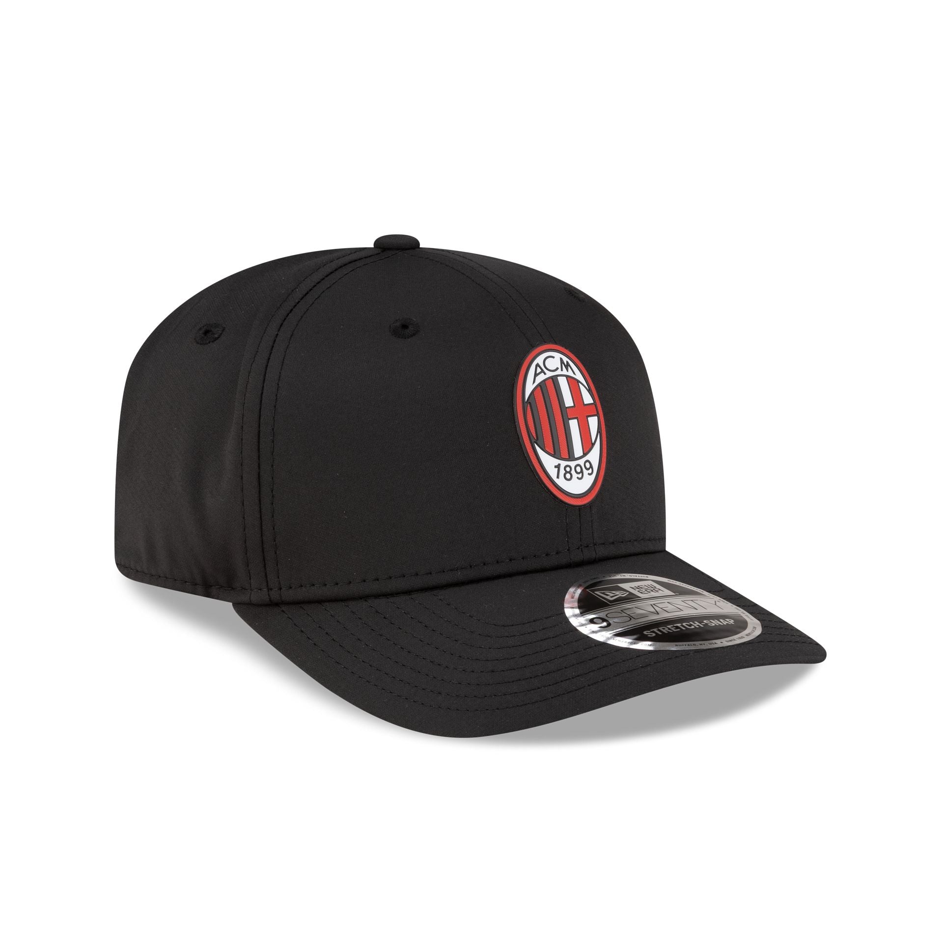 AC Milan Black 9SEVENTY Stretch-Snap Hat