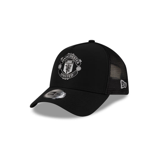 Manchester United FC Reflective Patch 9FORTY A-Frame Trucker Hat - New Era Cap