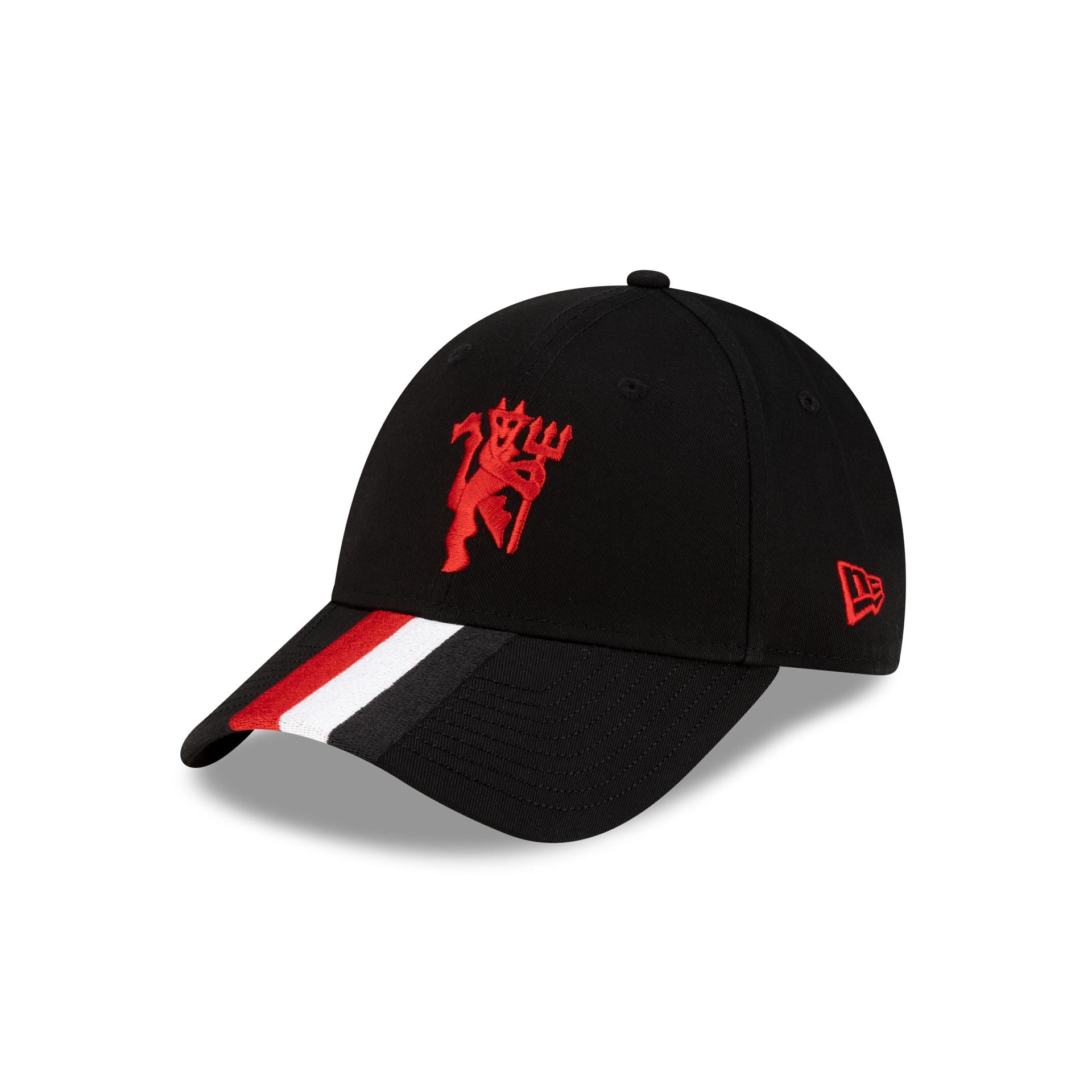 New Era Manchester United キャップ　本物！！ Manchester United FC Stripe Black 9FORTY Adjustable Hat – New Era Cap