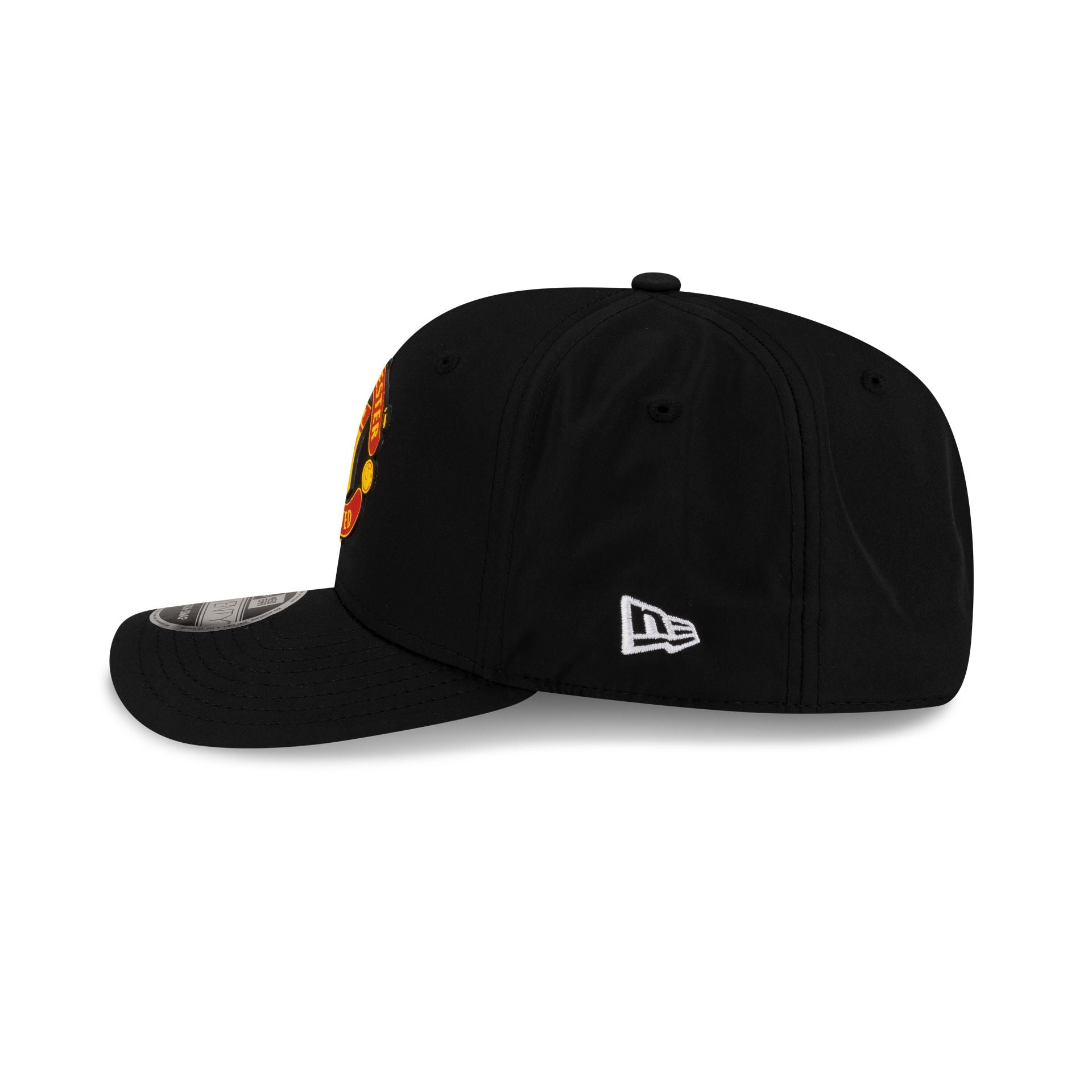 Manchester United FC Black 9SEVENTY Stretch-Snap Hat