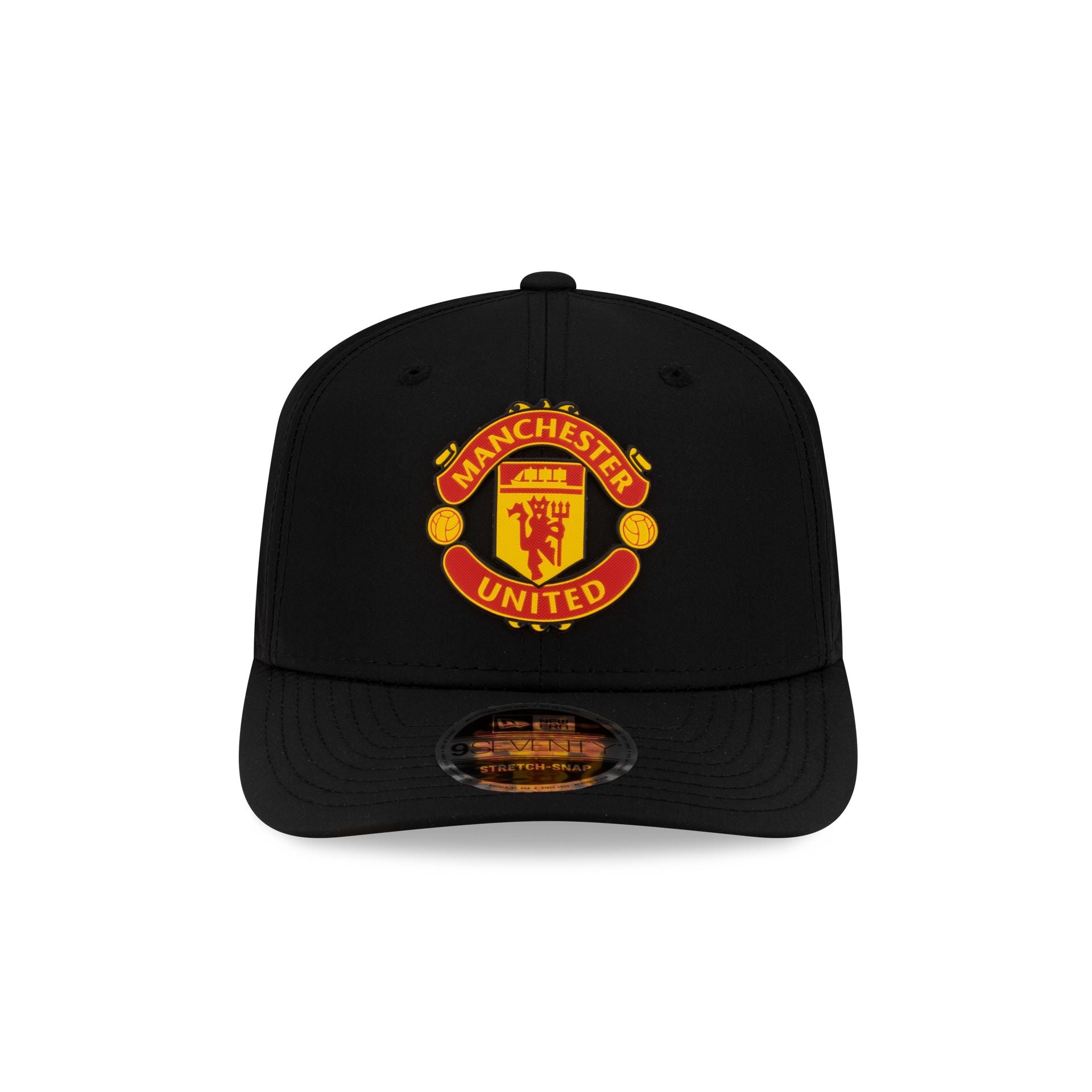 Manchester United FC Black 9SEVENTY Stretch-Snap Hat – New Era Cap