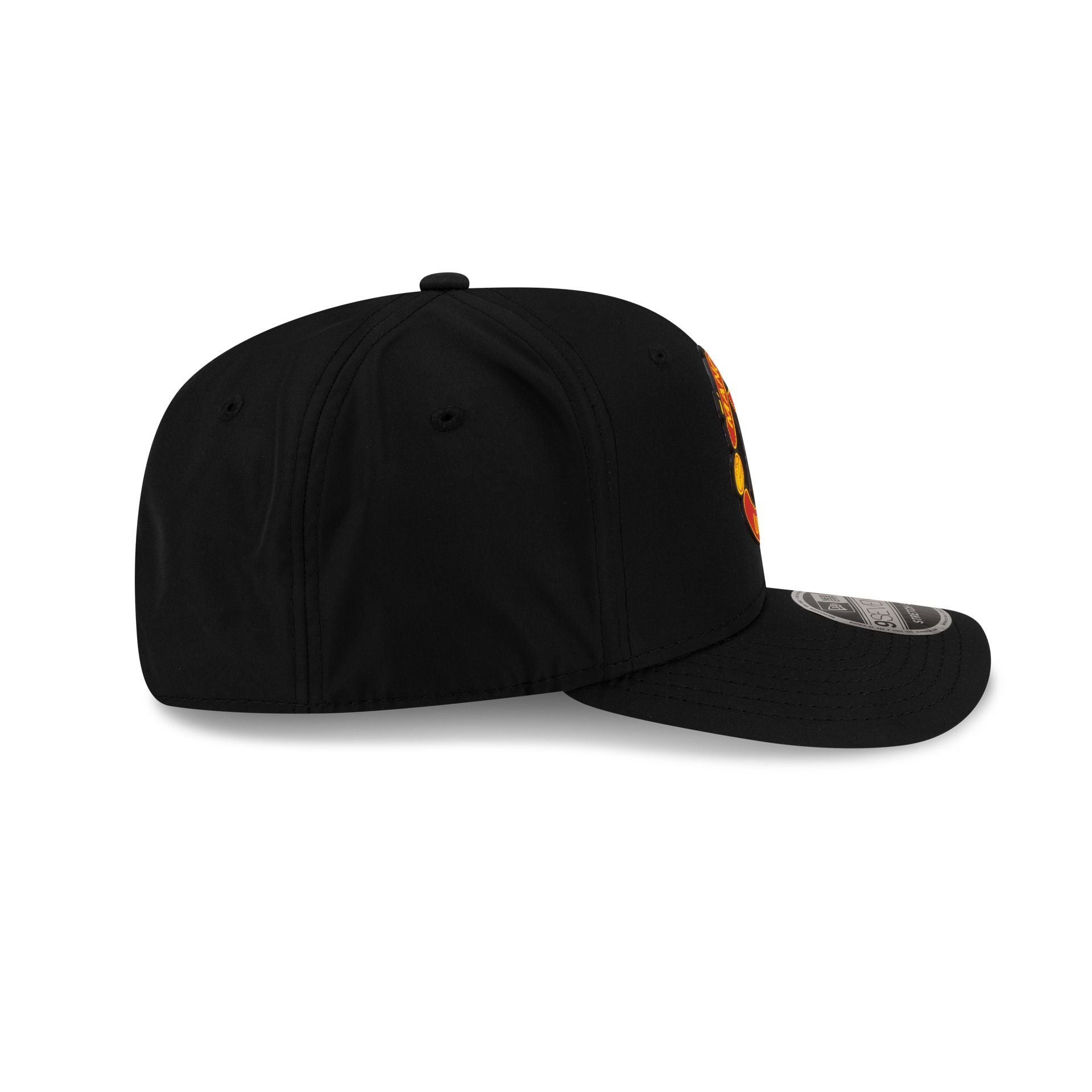 Manchester United FC Black 9SEVENTY Stretch-Snap Hat