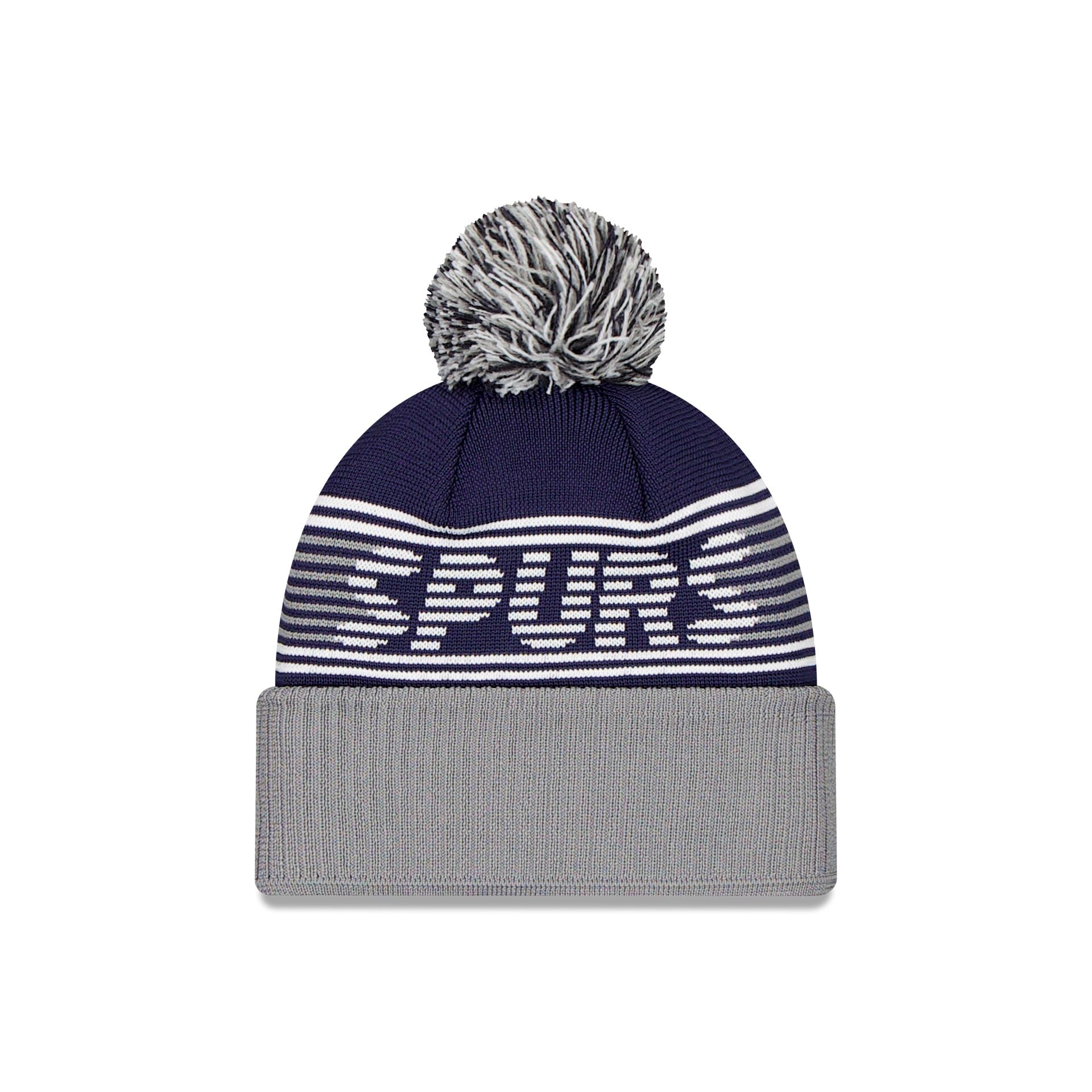 Tottenham Hotspur FC Navy Pom Knit Hat