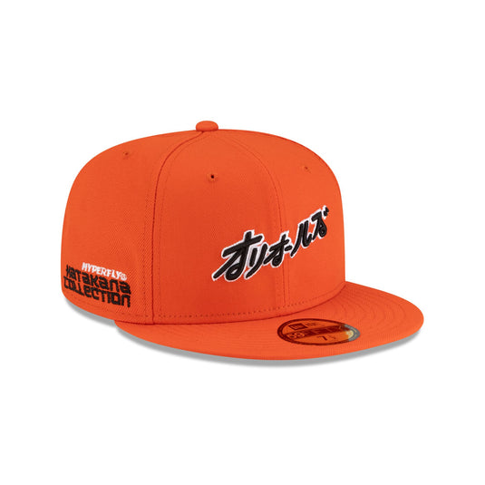 Hyperfly Katakana x Baltimore Orioles Orange 59FIFTY Fitted Hat - New Era Cap