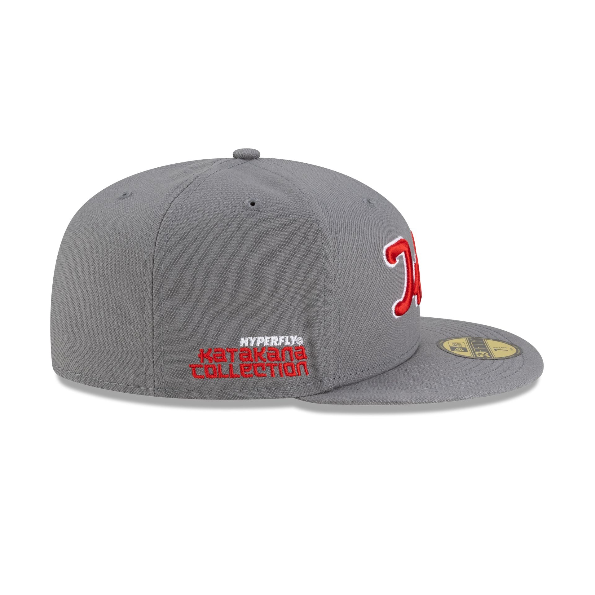 Hyperfly Katakana x Philadelphia Phillies Gray 59FIFTY Fitted Hat