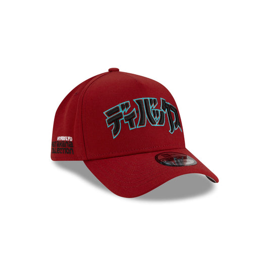 Hyperfly Katakana x Arizona Diamondbacks 9FORTY A-Frame Snapback Hat - New Era Cap
