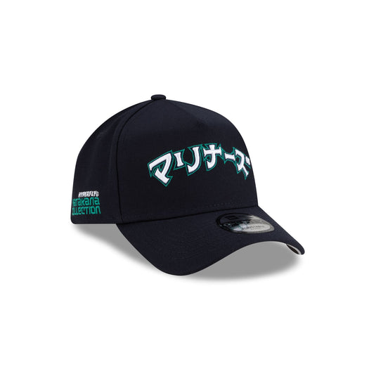 Hyperfly Katakana x Seattle Mariners 9FORTY A-Frame Snapback Hat - New Era Cap